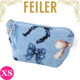 フェイラー ポーチ 正規品 FEILER XSサイズ フラッターリボン スカイブルー 紙袋 高級 海外 ブランド ギフト プレゼント 女性 人気 ラッピング対応 誕生日 お礼 お返し お祝い