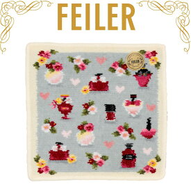 フェイラー ハンカチ 正規品 FEILER フレグランスローズ グレー 25cm タオルハンカチ ハンドタオル ご自宅用 高級 海外 レディース ブランド ギフト プレゼント 女性 人気 おしゃれ 上品 誕生日 お礼 お返し お祝い