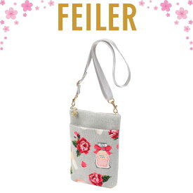 春ギフト フェイラー FEILER 正規品 ショルダーバッグ エターナルヒロイン グレー スマホショルダー 専用紙袋 高級 海外 レディース ブランド ギフト プレゼント 女性 人気 おしゃれ かわいい ラッピング対応 誕生日 お礼 お返し お祝い