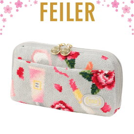 春ギフト フェイラー FEILER ポーチ 正規品 エターナルヒロイン グレー 財布 マルチポーチ トラベルポーチ 高級 海外 レディース ブランド ギフト プレゼント 女性 人気 おしゃれ 上品 ラッピング対応 誕生日 お礼 お返し お祝い