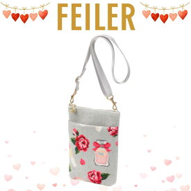 フェイラー FEILER 正規品 バレンタイン ショルダーバッグ エターナルヒロイン グレー スマホショルダー 専用紙袋 高級 海外 レディース ブランド ギフト プレゼント 女性 人気 おしゃれ かわいい ラッピング対応 誕生日 お礼 お返し お祝い