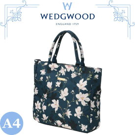 ウェッジウッド WEDGWOOD A4トートバッグ マグノリア ネイビー フォーマル 高級 海外 イギリス 英国 レディース ブランド 女性 人気 おしゃれ ギフト プレゼント 誕生日 お礼 お返し お祝い