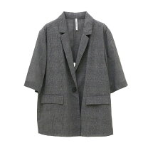 美品 Dignite Collie ディニテコリエ 袖切替ニットブルゾン 