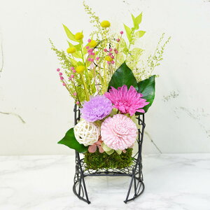 和風プリザーブドフラワー 凛香 古希 お祝い プレゼント 花 フラワーギフト 米寿 傘寿 喜寿 古希 長寿祝い ブリザードフラワー 贈り物