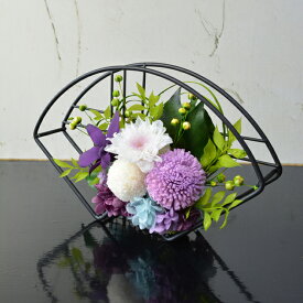 長寿を願って届ける古希祝い、紫の花が入ったプリザードフラワーのお勧めは？