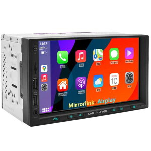 �yKASUVAR KAR7W�z2DIN 7�C���` �f�B�X�v���C�I�[�f�B�I ����CarPlay/AndroidAuto�Ή��u5.0 GHz�ڑ��������Łv
