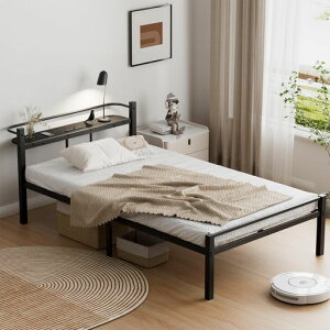 [SuperKois]�x�b�h�t���[���Z�~�_�u���x�b�h�{�I2���R���Z���gUSB&Type-C�ω׏d300kg�p�C�v�x�b�h���É��ϋv���ʋC�����C�΍��g���ȒP�������[����31cm�u���b�N