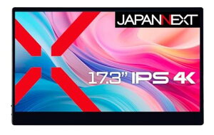 JAPANNEXT17.3�C���`���o�C�����j�^�[IPS�p�l��4KUHD3840x2160�𑜓x�X�}�[�g�P�[�X�t��(TypeC/MACPC�Ή�/�X�s�[�J�[����/sRGB100%/����)JN-MD-IPS173UHDR-T