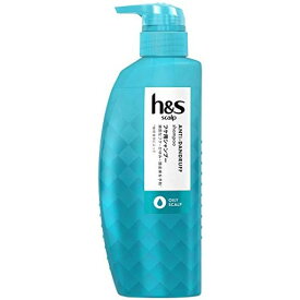 H&S(エイチアンドエス) SCALP スカルプ オイリー 脂性頭皮用 フケ・かゆみ・頭皮臭を予防 男性用 ノンシリコンメンズ シャンプー ポンプ 350ML