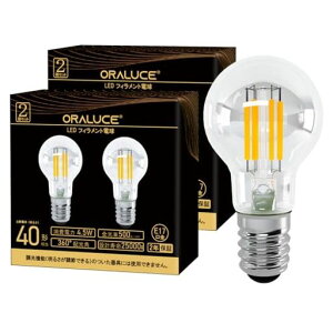 ORALUCELED�d���~�j�N���v�g���d��E17����40W�`�����N���A�^�C�v���^�d���d���F4.5W500lm2700K�L�z��360°�t�B�������g�d���ȃG�l�����F��G35���g���C���e���A������ꑕ���������Ή�