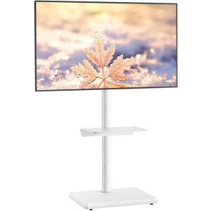 Rfiver�e���r�X�^���h�n�C�^�C�vtv�X�^���h27~55�C���`�Ή��Ǌ񂹃e���r��VESA/��100~400mm/�c100~400mm�ؐ�����ω׏d40kg���������\���E��]35°�Ɨp��Зp�z���C�g