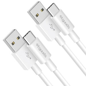 etguuds USB C �P�[�u�� �Z���y0.3M/2�{�Z�b�g�z�}���[�d�P�[�u�� �^�C�vC 30cm USB-A & USB-C iPhone16 / 15/Pro/Plus/Pro Max�AGalaxy�AiPad Pro�� Type-c�@��Ή�