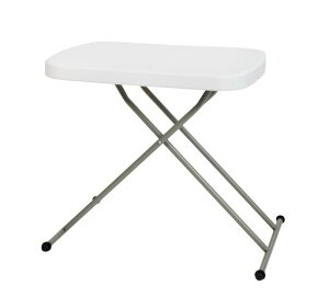 FlashFurnitureElon�܂��݃e�[�u��/�e���r�g���C�z���C�g�ݑ�p�T�C�h�e�[�u����65cmx���s45cmx����53cm-69cm�������߉\�y���{���K�A���i�z