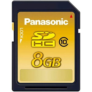 Panasonic 8GB SDHC�������[�J�[�h CLASS10 RP-SDWA08GJK