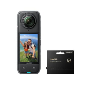 Insta360X4-8K�h��360�x�J�����A4K�L�p����A�����Ȃ����B��_���ʁA���E�������Y�K�[�h�A135���̘A���B�e�\�ȃo�b�e���[�AAI�ҏW�A��u���␳�A�X�|�[�c/���s/�A�E�g�h�A����-FlexiCare�L�b�c