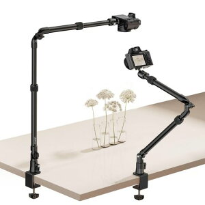 Ulanzi ZJ02 �J�����A�[�� �X�^���h ���ՎB�e ��� �B�e�X�^���h 109cm 4�i�K�L�k���A�[�� 1/4�l�W�t�� �{�[���_��360�x��] ���R���߉\ �A���~�� 2kg�ω׏d ���萫 ���[���K �ȃX�y�[�X �X�}�z�c