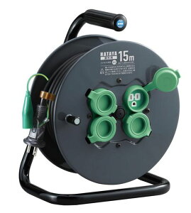 �n�^��(HATAYA)�R�[�h���[�����O�p(�h�J�^)100V�^�R�[�h15m����1.25mm2�W���^�ڒn�t�R���Z���g4�R���Z���g�h�J�L���b�v�ƒ�p�H��p���݌���t���b�g���[��FF-15K