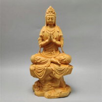 楽天市場】観音菩薩像 仏像（彫刻｜アート・美術品・骨董品・民芸品 