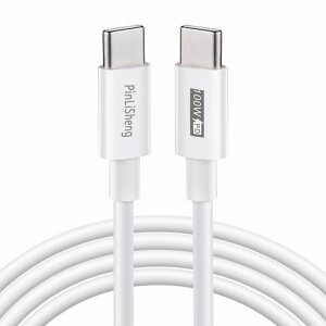 USBTypeC�P�[�u��100WPD1m���}���[�d20V5A�P�[�u��Type-CQC3.0�f�[�^�]��e-marker�����V���R���f��iPhone15/16/iPad/MacBook