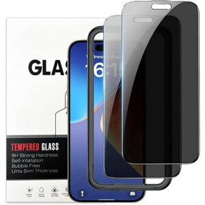 �y360°�`�����h�~�zNIUZHAI�p��iPhone 16 Pro Max �K���X�t�B�����y�b�œ\��t��/�K�C�h�g�t��/2���Z�b�g�z �A�C�t�H�� 16 �v���}�b�N�X �p360�x �㉺���E�����̂������h�~ �t�B���� �S�ʃv���C�c