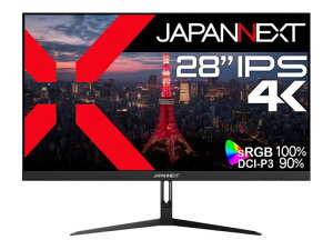 JAPANNEXT 28�C���` ���j�^�[ 4K UHD 3840x2160�𑜓x IPS �f�B�X�v���C (HDMI/DisplayPort/�X�s�[�J�[����/VESA�Ή�/�u���[���C�g�J�b�g) JN-IPS28U