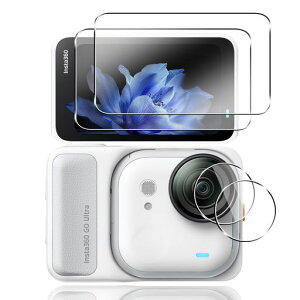 �y2+2���Z�b�g�z�Ή�Insta360GOUltra�K���X�t�B����(2��)+�J�����t�B����(2��)�y���{���f�ވ��Ɏq���z�pInsta360GOUltra�t�B���������K���X�t���ی�t�B�����d�x9H�ϏՌ���U�h�~