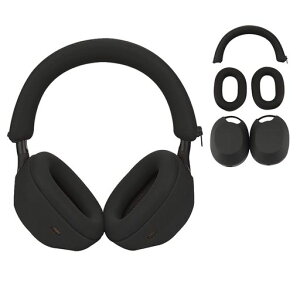 Adhiper 3�Z�b�g �P�[�X�J�o�[ Sony WH-1000XM5 �w�b�h�z���p �C���[�p�b�h�J�o�[/�C���[�J�o�[/�w�b�h�o���h�J�o�[/�w�b�h�o���h�N�b�V�����v���e�N�^�[ �ϊ����\�t�g�V���R���w�b�h�z���A�N�c