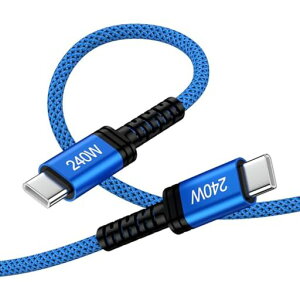 Viviber�y2025�N�E�ŐV�^240W�zUSB C �P�[�u�� PD3.1 �^�C�vC �[�d�P�[�u�� 1.8M/PD240W ���}���[�d�Ή� iphone17 �p�\�R���p type c to c �����f�[�^�]�� ���񂵂₷�� �^�C�vC�R�[�h �_�炩��