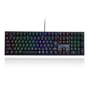 GM-JAPAN�Q�[�~���O�L�[�{�[�h�����ϋv�L�����J�j�J��RGB�e���L�[�t��109�L�[���{��z��JPGM-KB-BK