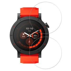 HUAKE ���Y�Ɏq�f�ސ� CMF Watch 3 Pro �p �K���X�t�B���� ���� �K���X �d�x9H �t�� �ی� �t�B���� �y2���z