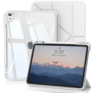 SQBEBS iPad 11���� /10���� �P�[�X ������ 11�C���` 2025/10.9�C���` 2022 ���� �w�� ���E�� �J�o�[ �y�����[ �O�܂葽�@�\ �X�^���h Touch ID�� �I�[�g�X���[�v �@�\�Ή� �y�� ���^ �ϏՌ� �N���A �c