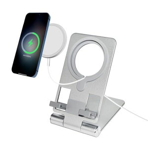 EolloMagSafe[dɓKpX^hA~LYh~\iPhone12/12Pro/12ProMax/12miniΉ܂肽ݎ(Vo[)
