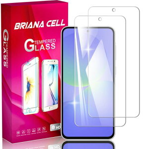 Briacicell�y2���Z�b�g�z�Ή�GalaxyA365G/GalaxyS24FE/SC-54F/SCG30�p�̃K���X�t�B����(2��)�y�d�x9H���Ɏq�f�ސ��z�M�����N�V�[A365G�����K���X�t���ی�t�B�����ɔ�