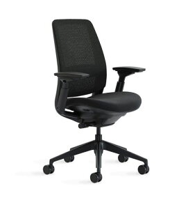 �X�`�[���P�[�X(Steelcase) Series2 �V���[�Y2 �I�t�B�X�`�F�A �w: Airback Black �u���b�N/3D Microknit Licorice ��: Licorice 5S26 �t���[��: Black �u���b�N
