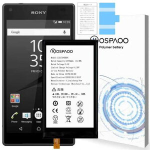 KOSPAOOforSonyXperiaZ5Compact�o�b�e���[�݊��e��2700mAh3.8V�ėpLIS1594ERPC/LIS1634ERPC�d�rPSE�ؖ����Ή�Z5mini/XAUltra/X