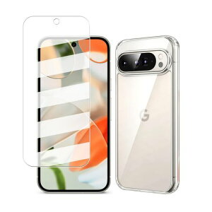 �y1���K���X�t�B����+1��TPU�\�t�g�V�F���zGooglePixel9/9PRO�p�̃t�B�����t���ی�t�B���������K���X�d�x9H�����ߗ��C�A�[���w��h�~��U�h�~ForGooglePixel9/9PRO�P�[�X�N���A