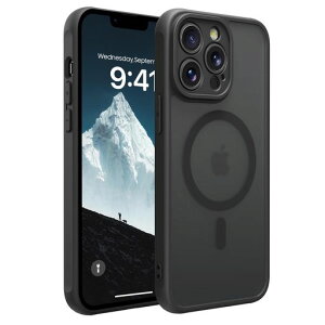 EUMADOVE iPhone 13 Pro Max �P�[�X�y�ČRMIL�K�i�EMagsafe�Ή��z�ČRMIL�K�i�F�� ������ �}�O�Z�[�t�Ή� �ϏՌ� ���ɋ����w�� ���C�����X�[�d ���ϖh�~ �X�g���b�v�z�[���t�� �w��h�~ ����~�� �n�c