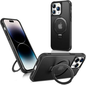 360�X�^���hiPhone13Pro�P�[�XMagSafe�Ή��}�O�l�b�g���ڔ������A�C�t�H��13�v���X�}�z�J�o�[�B�������N�t��360°��]�X�^���h�X�g���b�v�z�[���t���J�����ی�J�o�[�ϏՌ��y�ʔ��^�������c