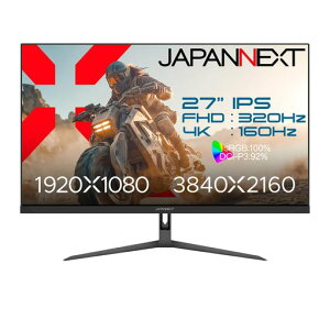 �yEC�T�C�g����zJAPANNEXT27�C���`IPS�p�l������DualFrameRate(4K:160Hz/�t��HD:320Hz)�Ή�4K(3840x2160)�𑜓x�Q�[�~���O���j�^�[JN-IPS27G1632UF