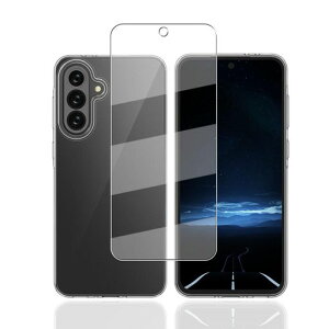 Galaxy A56 5G �u�������\�ł��y1���K���X�t�B����+1�ł��V���R�� �P�[�X�z Galaxy A56 5G �p�̃P�[�X �N���A TPU �ϏՌ� �����h�~ ��p�ی� �V���R�� �P�[�X Galaxy A56 5G �t���ی�t�B����