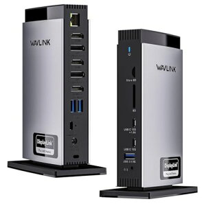 WAVLINKDisplayLink�Ή����j�o�[�T���h�b�L���O�X�e�[�V����|�g���v��4K�Ή�USB-C/USB3.0�m�[�gPC�p|M1/M2/M3