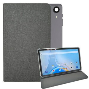 Android15�^�u���b�g�p�P�[�XTab8SE��p�J�o�[TPU+PU�ی�J�o�[��ʕ����E��F���@�\�Ɋ����Ȃ��݌v�X�^���h�@�\�t��(�O���[)