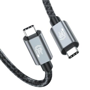 USB4�P�[�u�� Thunderbolt4�P�[�u�� �Ή�240W 48V/5A ���}���[�d 40Gbps�f�[�^�]�� 8K@60Hz�f���o�� USB-IF�F��PD3.1/QC4.0�Ή� USB 3.2/3.1 /2.0�Ȃǉ��ʌ݊� MacBook