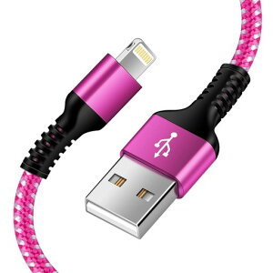 USB-A���C�g�j���O�P�[�u�������[�d1.8MiPhone�[�d�P�[�u��HaoanoLightning�P�[�u��iphone�[�d�R�[�h�f���h�~�����f�[�^�]��iPhone14/13/12/11/XS/XR/SE/8/iPad