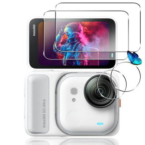 �y2+2���Z�b�g�z �Ή� Insta360 GO Ultra �K���X�t�B���� + �J�����t�B���� �y���{���Ɏq �d�x9H�z �Ή� �C���X�^360 go ultra �t�B���� �����K���X �t�� �ی�t�B���� 3D Touch�Ή� �A�����ߗ� �A�C�A�c
