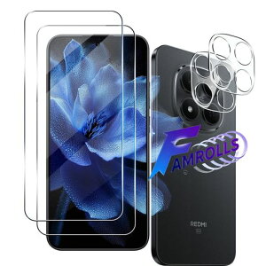 �y2+2���Z�b�g�z �Ή� Redmi Note 15 Pro 5G �K���X�t�B���� (2��) + �J�����t�B���� (2��) �y���{���f�ވ��Ɏq���z �p ���h�~�m�[�g15�v�� 5g �t�B���� �����K���X �t�� �ی�t�B���� �d�x9H �ϏՌ� �c