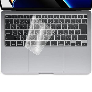 �y���{?JIS�z�� M1�`�b�v���f�� �ɔ�TPU�f�ނ̎g�p�zNPUOLS MacBook Air 13 2020���� A2337(M1�`�b�v ����)/A2179�p �L�[�{�[�h�J�o�[ �ɔ�TPU�f�ނ̎g�p �ɏ㓧���x �h���h�o