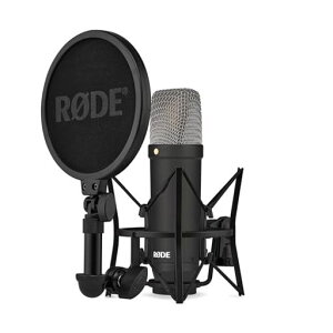 RODEMicrophones���[�h�}�C�N���t�H���YNT1�V�O�l�`���[�V���[�Y���[�W�_�C�A�t�����R���f���T�[�}�C�N�u���b�NNT1SIGNATUREBLACK