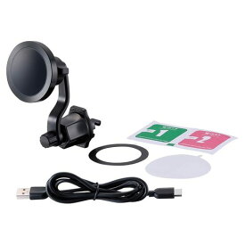 星光産業EXEA車内用品マグネットワイヤレス充電ホルダーEC-252ブラック