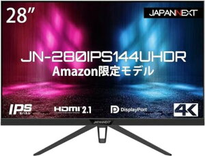 JAPANNEXT28�C���`�Q�[�~���O���j�^�[JN-280IPS144UHDRHDMI2.1�Ή�4K(3840x2160)144Hz�t�����j�^�[HDMIDP